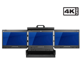 Dual & Triple Display Rack LCD Console 