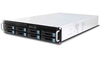 2U rack mount server with high density 8 x SATA drive bay up to 