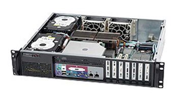2U Rackmount Computer with Front Access I/O Ports