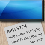 APW5174 Features 17.3" 4K Display LCD Panel